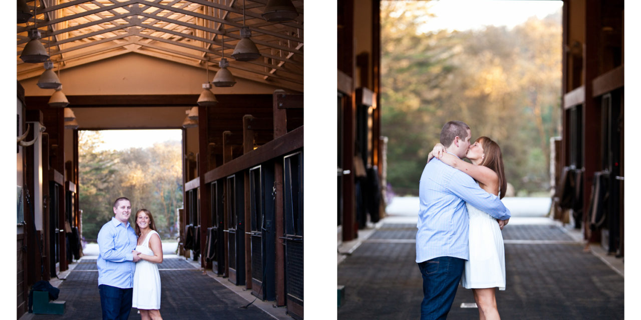 Elegant Equestrian Themed Engagement Photography