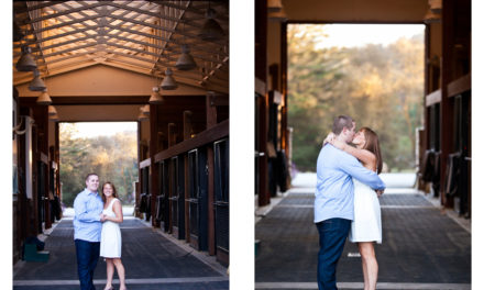 Elegant Equestrian Themed Engagement Photography