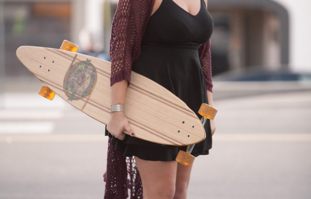 Beach Boardwalk Senior Portrait Session